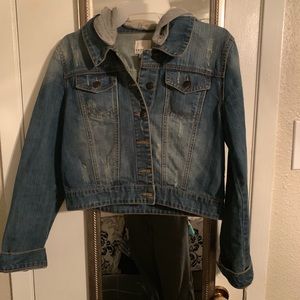 Jean hooded jacket